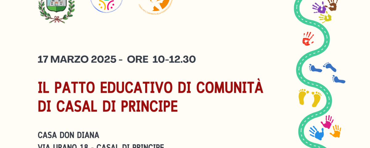 Sottoscritto a Casal di Principe il primo Patto Educatovo di Comunità